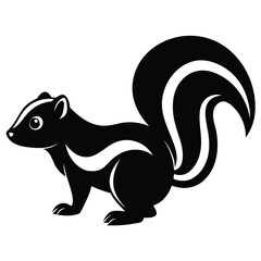 skunk  vector sihouette animal