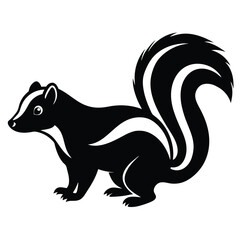 skunk  vector sihouette animal