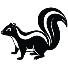skunk  vector sihouette animal