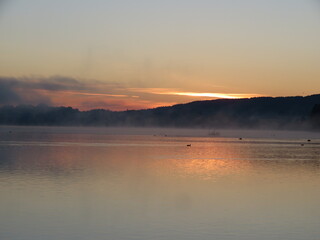 Sonnenaufgang Oberer Lechsee / Lechbruck am See