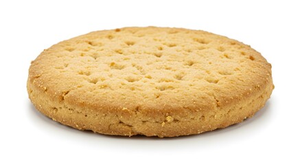 Digestive biscuit cookie white background