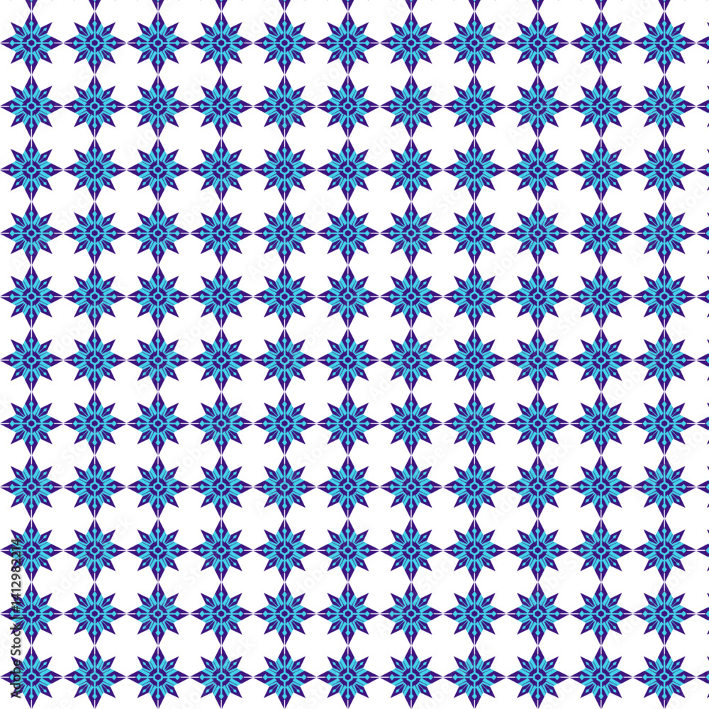 Poster futuristic fractals patterns design