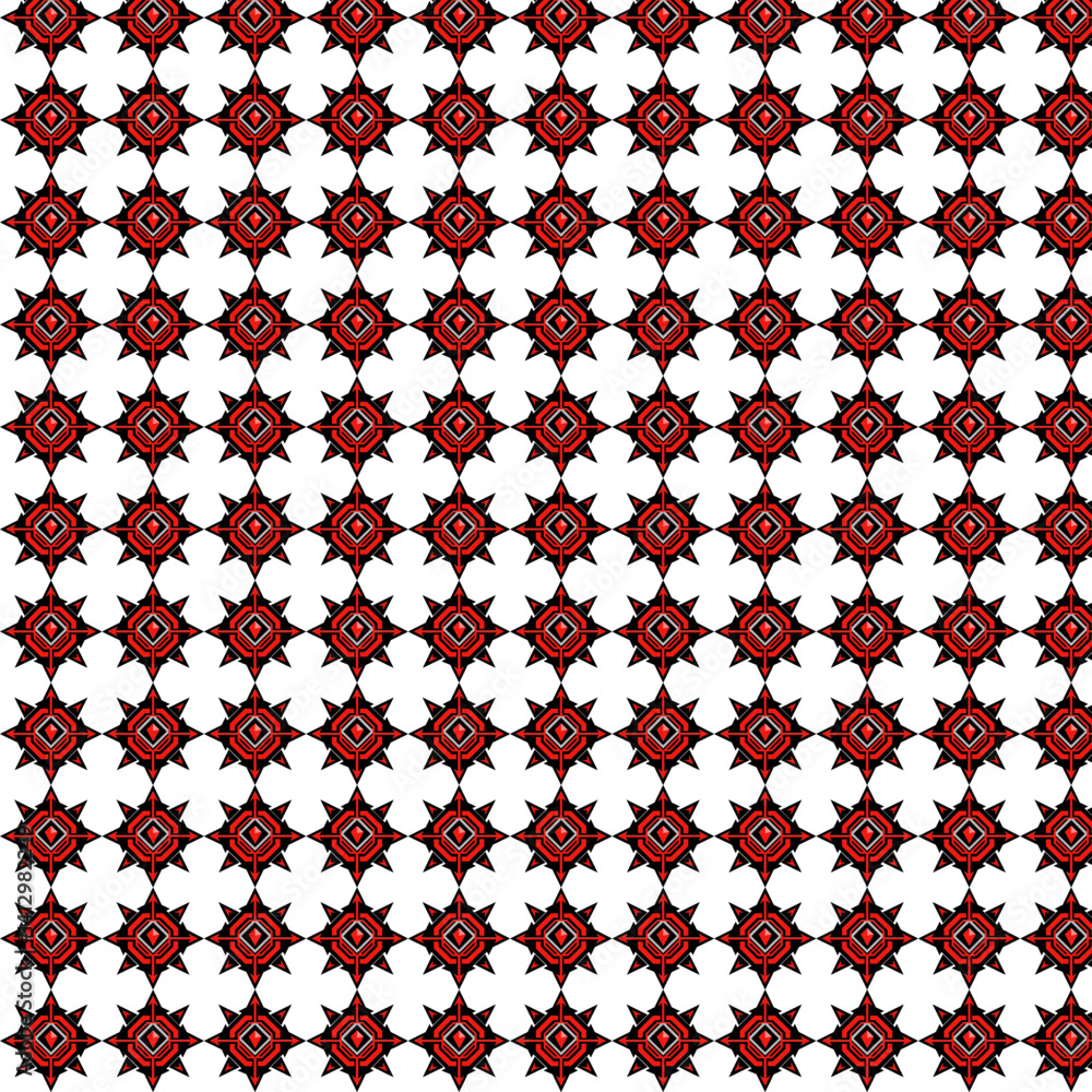 Poster futuristic fractals patterns design