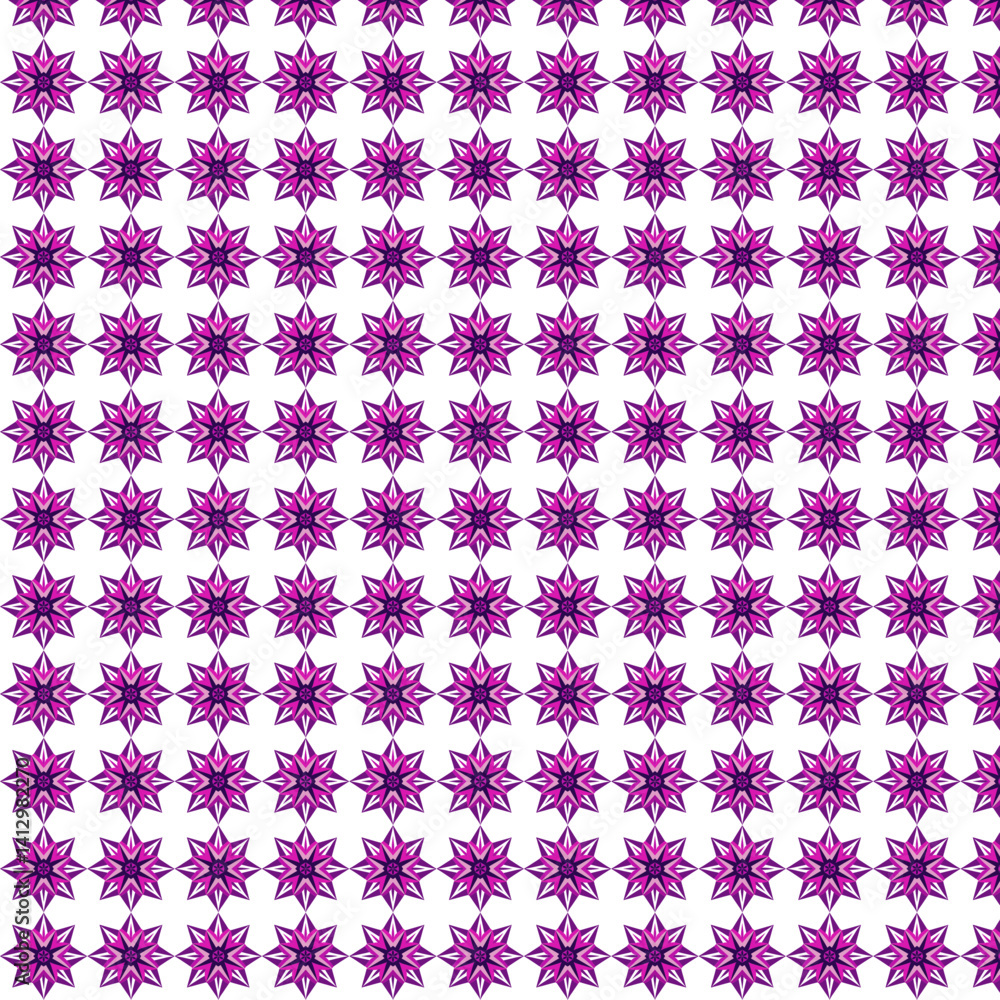 Poster futuristic fractals patterns design