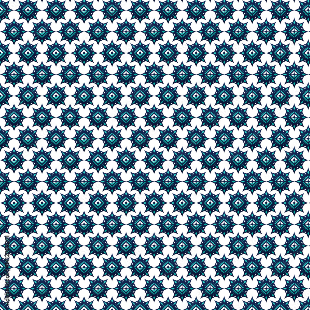 Poster futuristic fractals patterns design