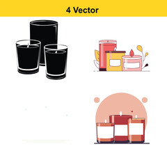 Colorful kitchen tools set vector illustration design