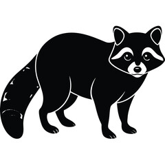 Raccoon vector animal