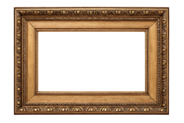 Elegant Picture Frame. Empty Border for Artwork and Photography Display.