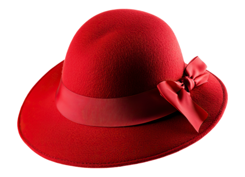 A beautiful red hat