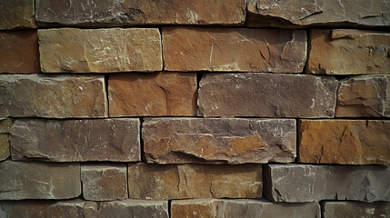 Obraz premium Mason constructing brick wall for garden border. Featuring brick wall construction