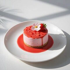 Minimal Dessert Art,ai generated