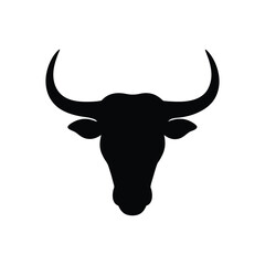 bull horn silhouette