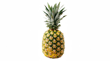 a ripe pineapple on a transparent background, PNG image, PNG file, Generative art.