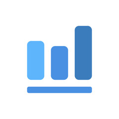 A set of modern infographic icons for business, finance, and education topics. Designed in a flat style with blue gradient tones, suitable for dashboards, slides, and data presentations. 