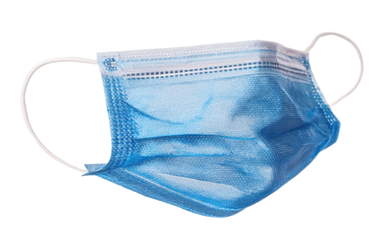 Blue Surgical Mask Floating in the Void: Protection Against Viruses and Bacteria in a Time of Pandemic and Reemergence of Respiratory Illnesses