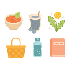 Clean and Simple Spring in Flat Design
