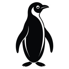 penguin on a white background free vector file
