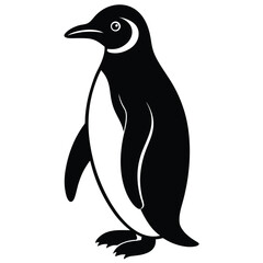penguin on a white background free vector file