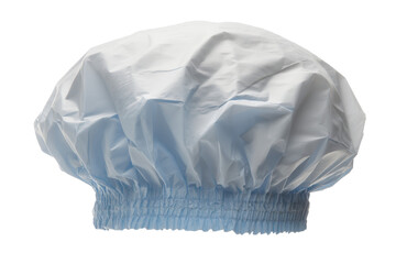 Obraz premium Protective Elegance: A Study in Medical Headwear, Showcasing the Nuances of Hygiene and Safety in a Crisp, Modern Light