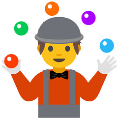 Juggler Emoji Illustration
