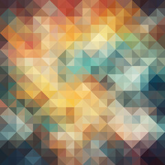 Obraz premium Colorful polygonal abstract background. Low poly effect. Polygon backdrop.