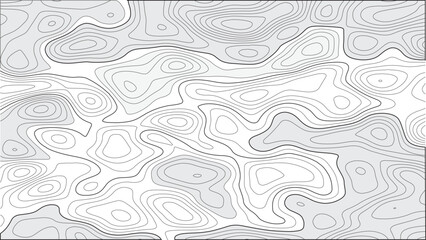 Abstract topographic lines. geographic grid map. topographic line contour map patterns background, Modern design with White background with topographic wavy pattern design. Vector illustration.