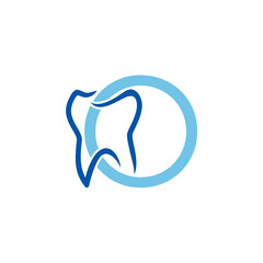 Tooth And Initial Letter O Logo Design 005