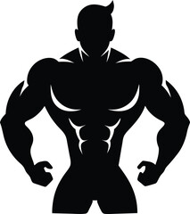 Fototapeta premium body bilder man silhouette