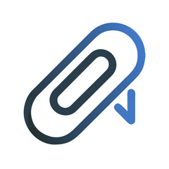 Paperclip Icon Representing Attachment in Message