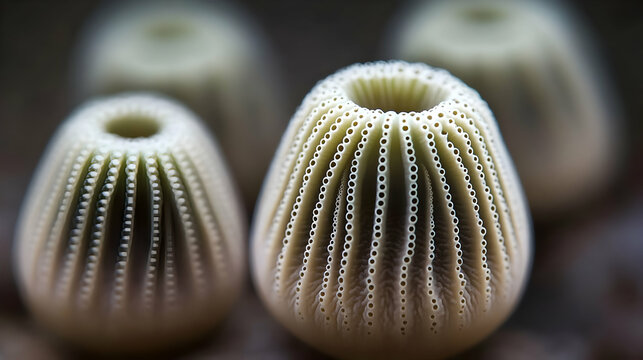 Oolitic Limestone Texture Macro Closeup