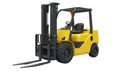 Isolated Forklift