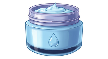 Isolated Jar of Cream