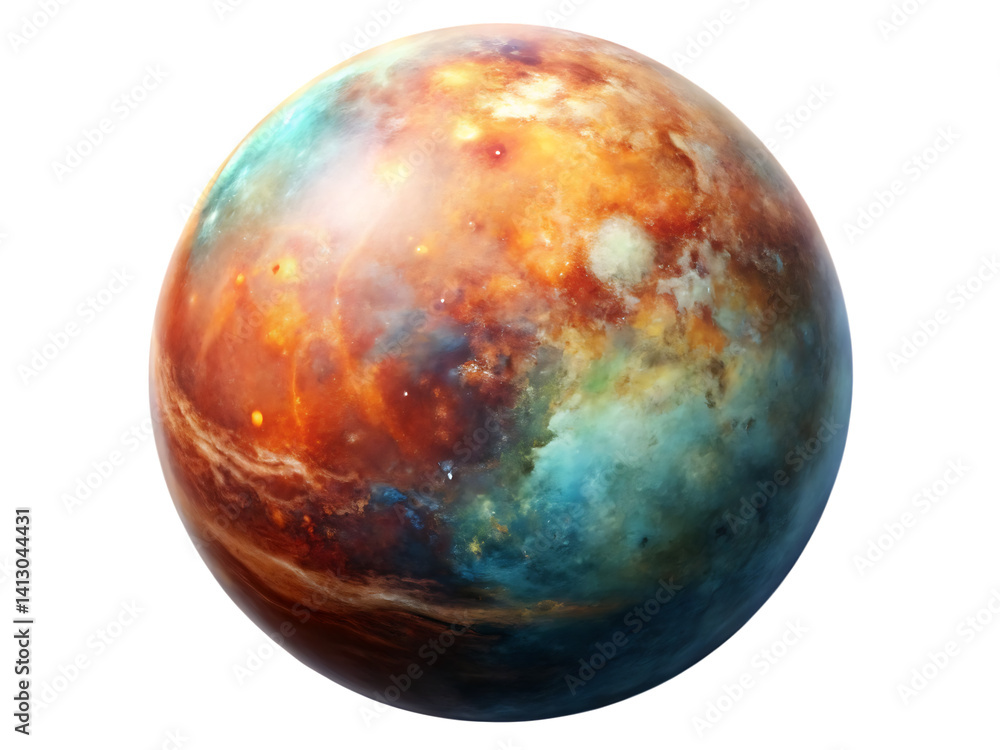 Wall mural png astronomy sphere space isolated on white background space