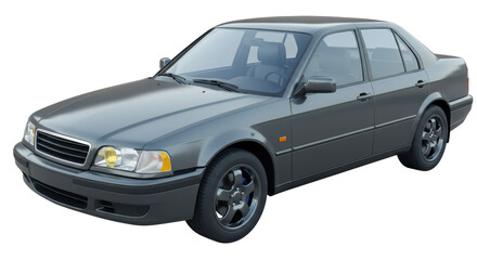 Isolated Sedan Car