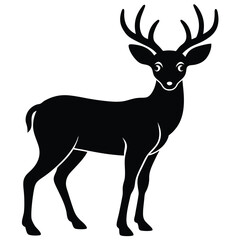 Mule Deer Wildlife Vector Art