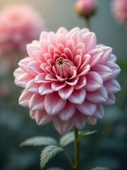 Close-up floral portrait with water droplets