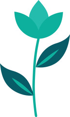 vector illustration of a green leaf