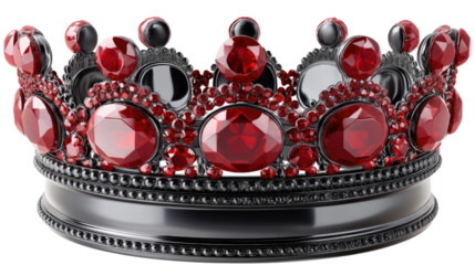 Regal Radiance: A magnificent jeweled crown glistens with embedded precious stones, symbolizing royalty, power, and opulence. Captivating and luxurious, a timeless emblem of majesty.