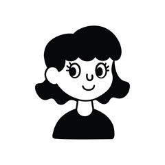 vector illustration of a woman