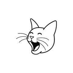 vector illustration of a cat