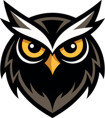 owl on a white background