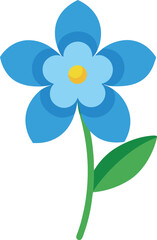 vector illustration of a flower