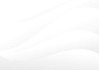 White abstract background with smooth lines