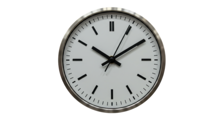 Isolated Minimalist Clock