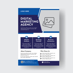 Creative & Modern Business Flyer Corporate Poster Brochure Cover Template 