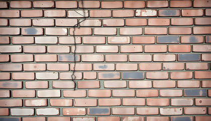 Obraz premium Vintage brick wall background. old stone texture, pop art. with white shades