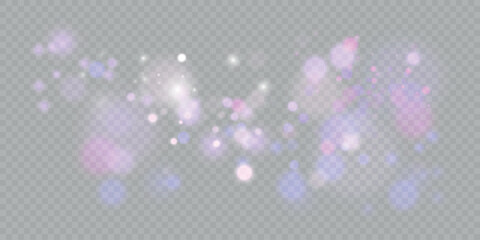 Abstract glare, bokeh soft warm glow color. Vector illustration for backgrounds and textures

