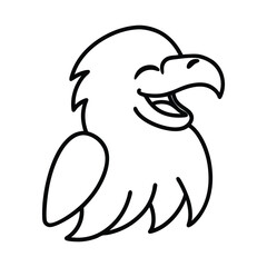 vector illustration of an eagle