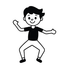 cartoon character of man vector