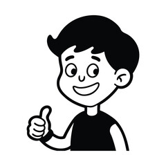 cartoon character of man vector